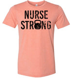 Distressed Nurse Strong Kettlebell T-Shirt