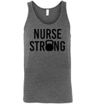 Nurse Strong Kettlebell Unisex Jersey Tank