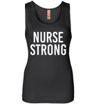 Nurse Strong Premium Women's Spandex Jersey Tank