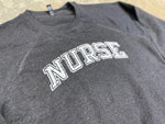 Ladies Nurse Crewneck Varsity Sweatshirt
