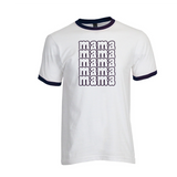 Mama Retro Ringer T-Shirt