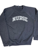 Ladies Nurse Crewneck Varsity Sweatshirt