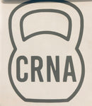 CRNA Kettlebell Vinyl Decal