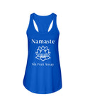 Namaste Six Feet Away Bella Flowy Yoga Racerback Tank