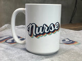 Retro Nurse Tshirt + Coffee Mug + FREE Shipping Bundle